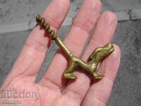 COLLECTIBLE BRONZE CORK CORK DOG