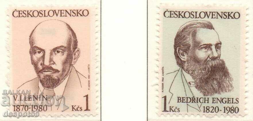 1980. Czechoslovakia. Anniversaries.