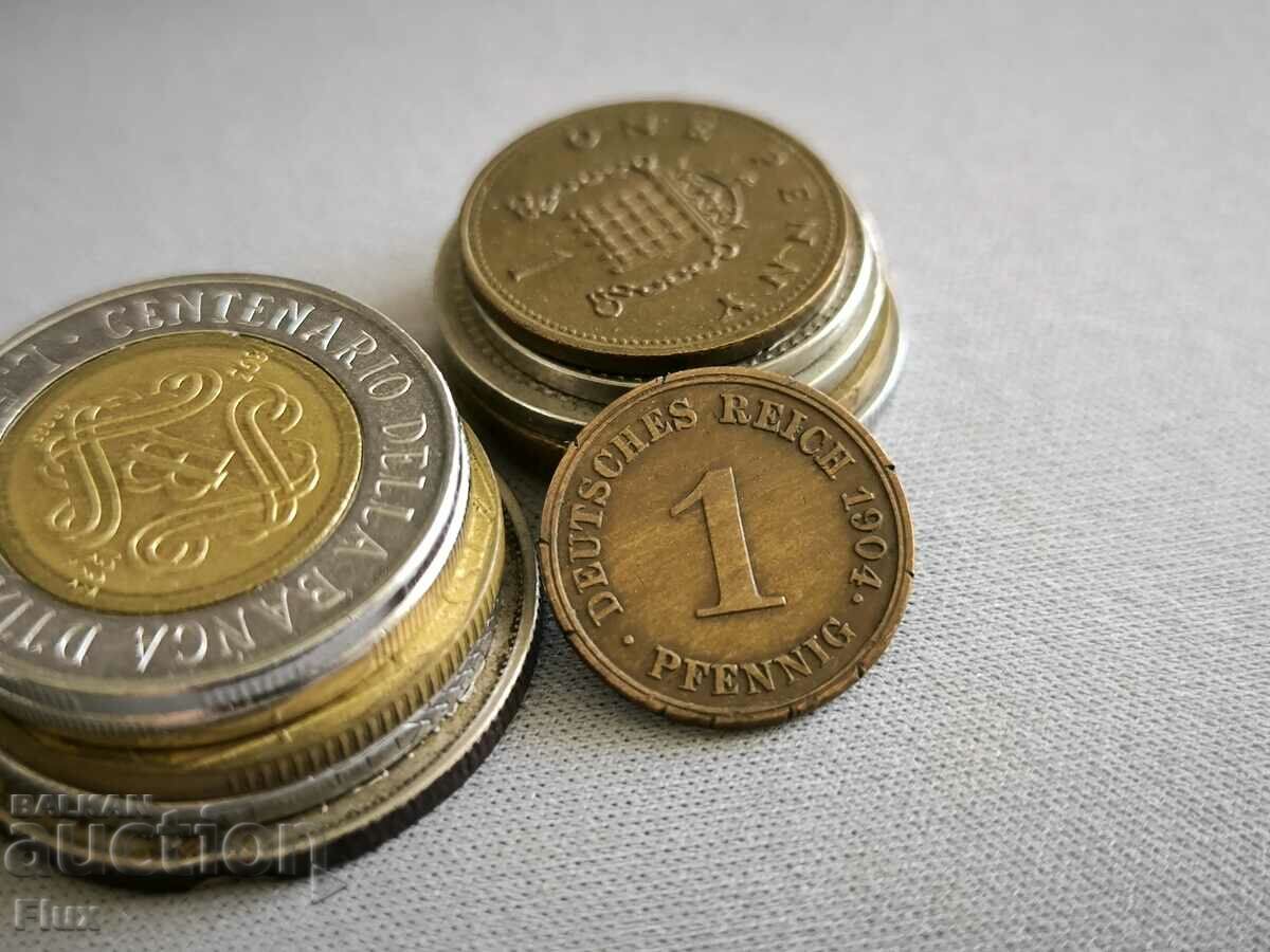 Reich Coin - Germany - 1 Pfennig | 1904; series J