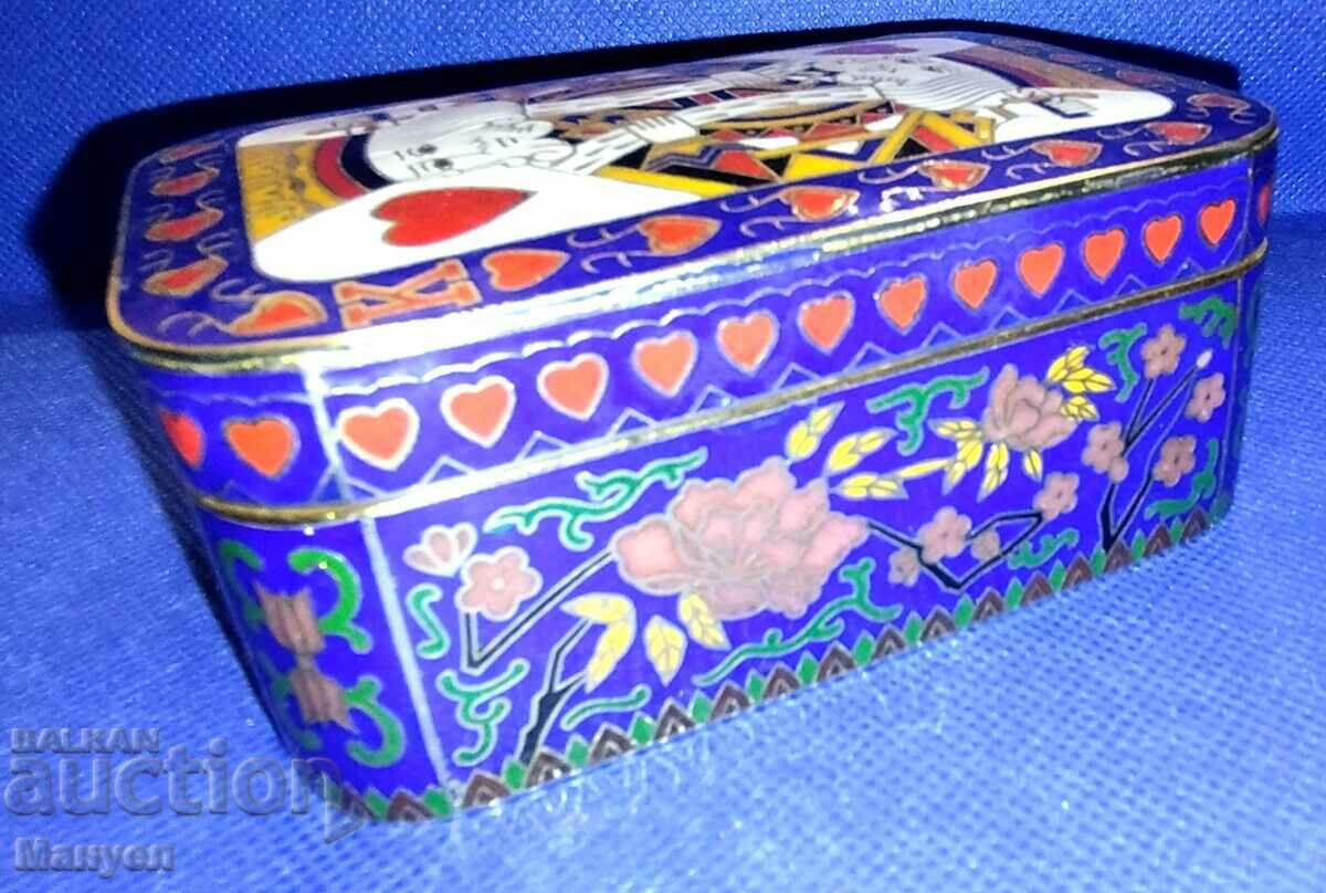 Luxury card box, bronze, enamel. with price 74.90 BGN | € 38.30 Luxury card box, bronze, enamel. with price 74.90 BGN | € 38.30