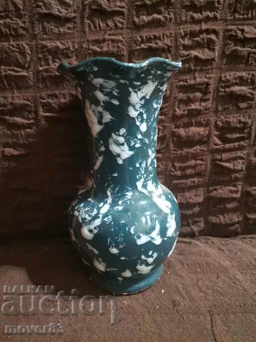 Ceramic vase.