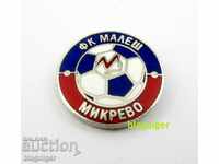 Insigne de fotbal rare-FC MALES MIKREVO-Top E-mail