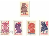 1980. Czechoslovakia. Graphic clippings by Kornelia Nemechkova.