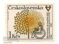 1981. Чехословакия. Международна година на инвалидите.