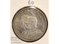 Γερμανία Πρωσία 2 γραμματόσημα 1901 Ασήμι!