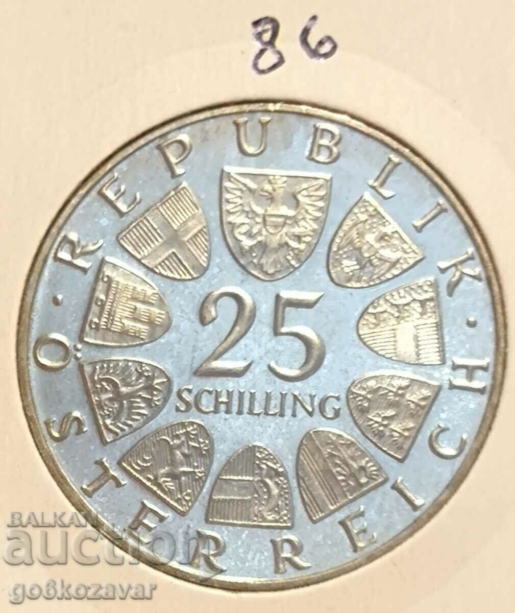 Austria 25 Shillings 1970 Proof UNC From Fiszek !