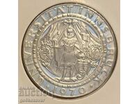 Austria 50 șilingi 1972 Argint 0,900 din fișa Proof UNC