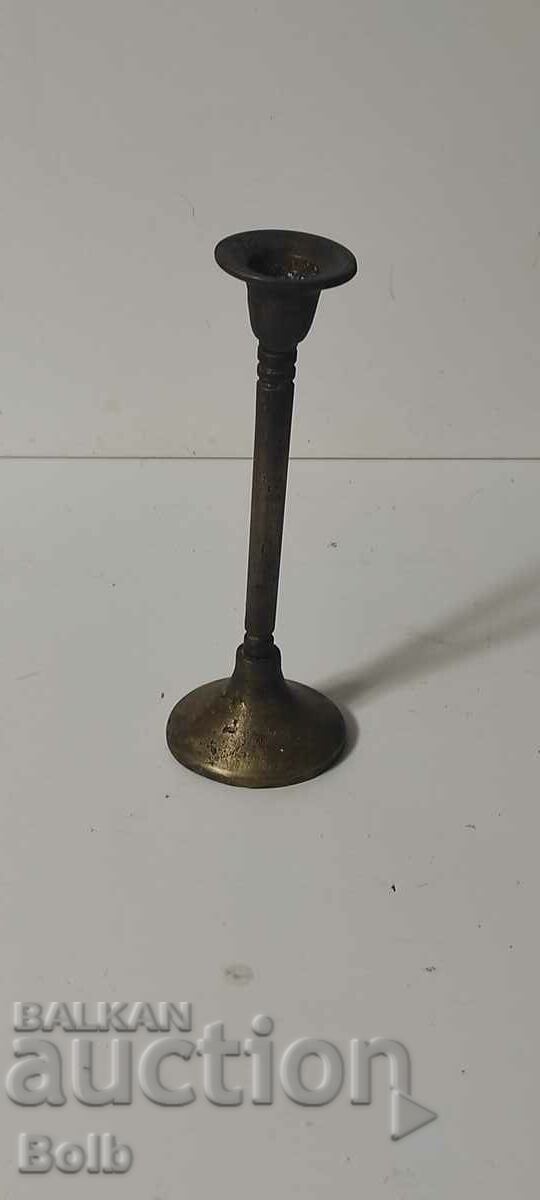 Small bronze candlestick