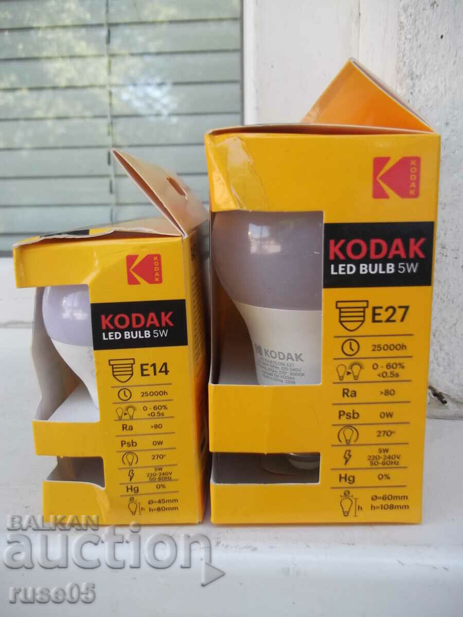 Lot of 2 pcs. the set "LED KODAK" bulbs new - 6 Lot of 2 pcs. the set "LED KODAK" bulbs new - 6