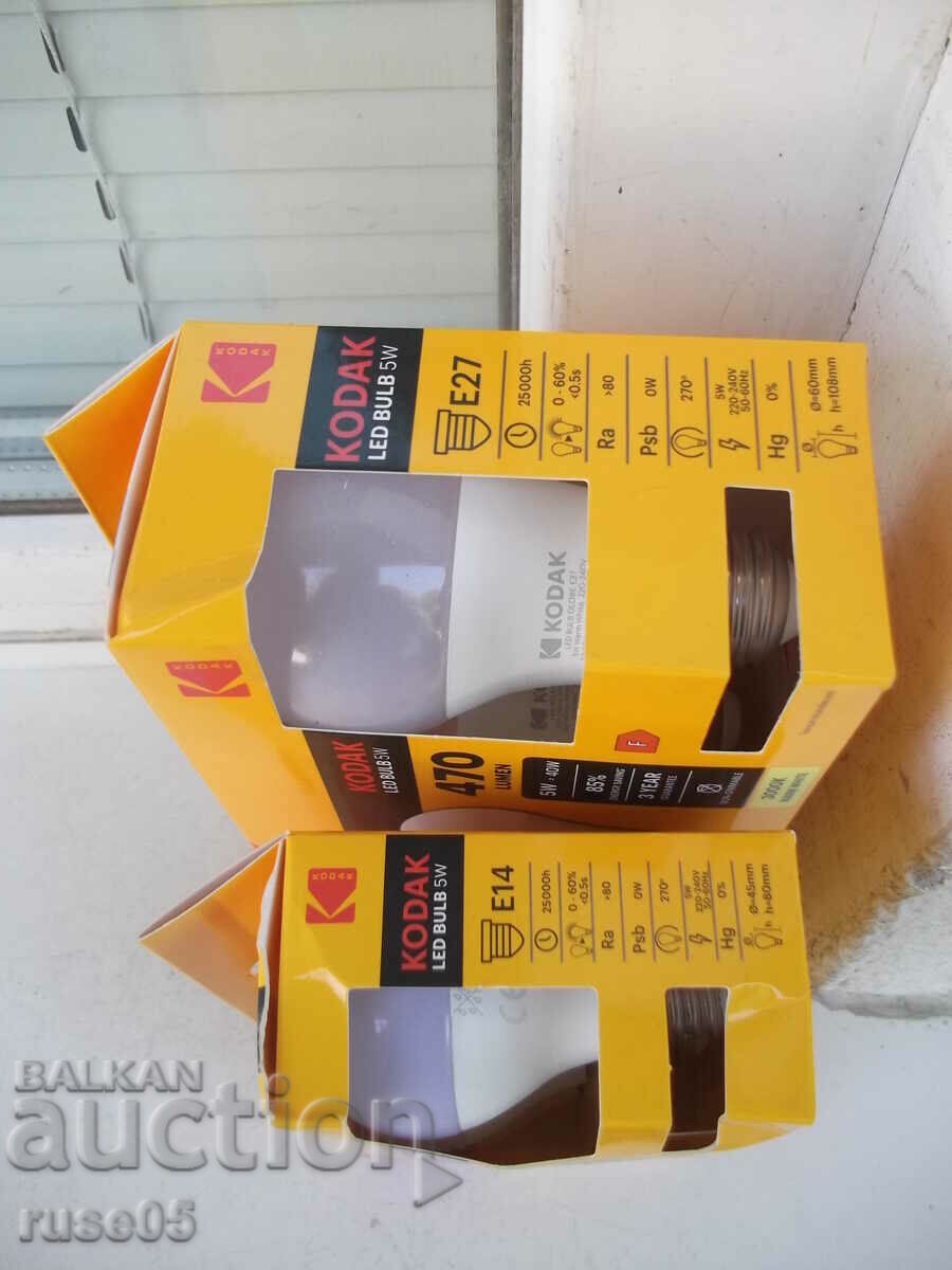 Lot of 2 pcs. the set "LED KODAK" bulbs new - 7 Lot of 2 pcs. the set "LED KODAK" bulbs new - 7