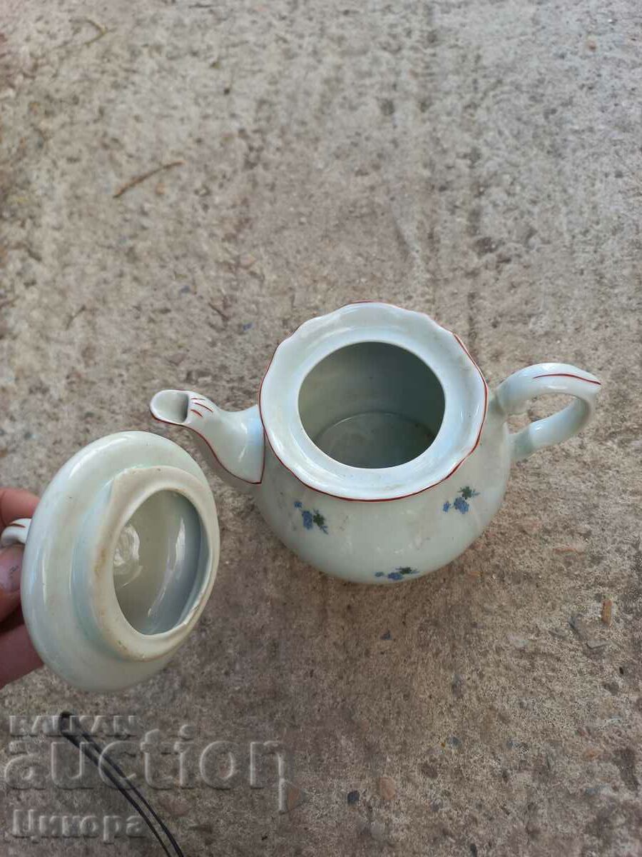 BULGARIAN PORCELAIN BAROQUE KETTLE with price 60.00 BGN | € 30.68