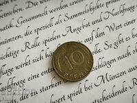 Coin - Germany - 10 Pfennig | 1990; series F