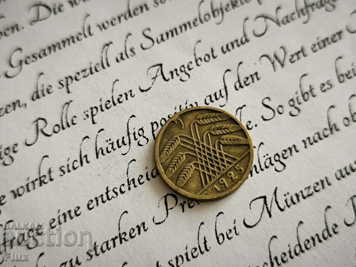 Reich Coin - Germany - 5 Pfennig | 1925; series J with price 4.25 BGN | € 2.17 Reich Coin - Germany - 5 Pfennig | 1925; series J with price 4.25 BGN | € 2.17