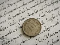 Райх монета - Германия - 10 пфенига | 1905г.; серия F