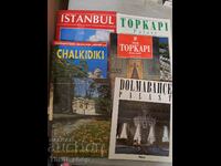 A set of travel guides