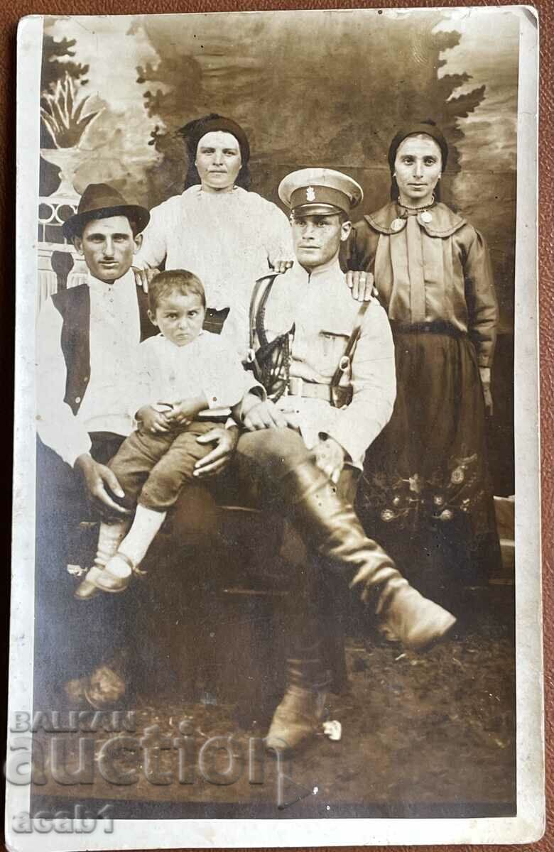 Royal Policeman with his family