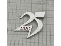 RDG GERMANIA 25 BADGE 1970