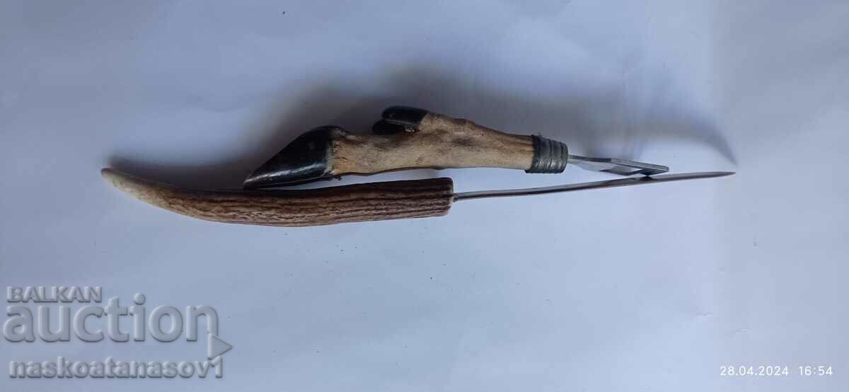 Delivery of Antler knife and opener Delivery of Antler knife and opener