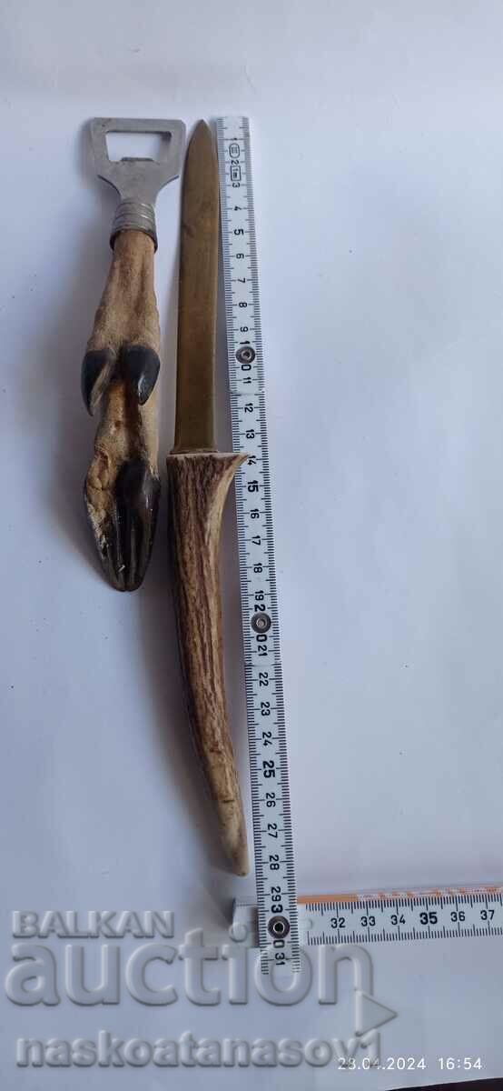 Antler knife and opener - 5 Antler knife and opener - 5
