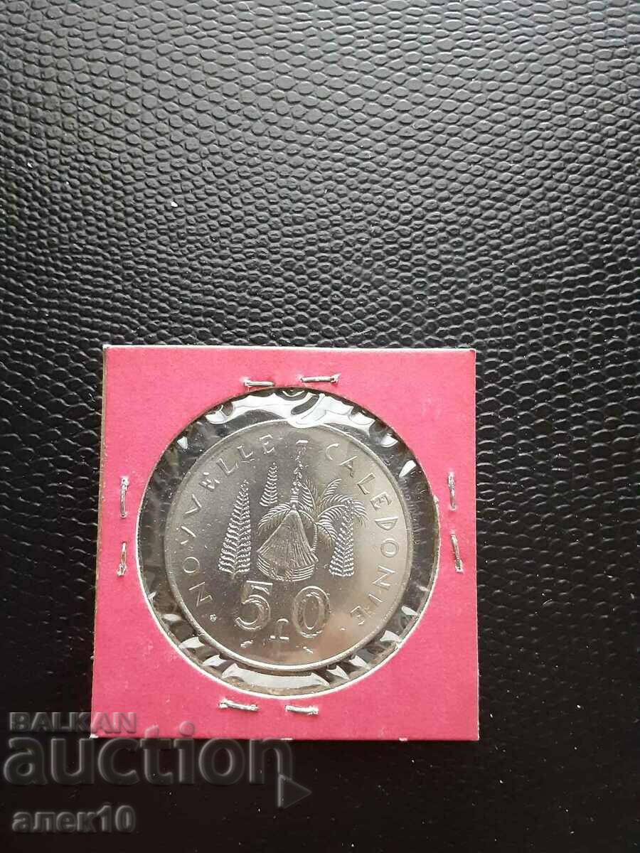 Νέα Καληδονία 50 φράγκα 1967