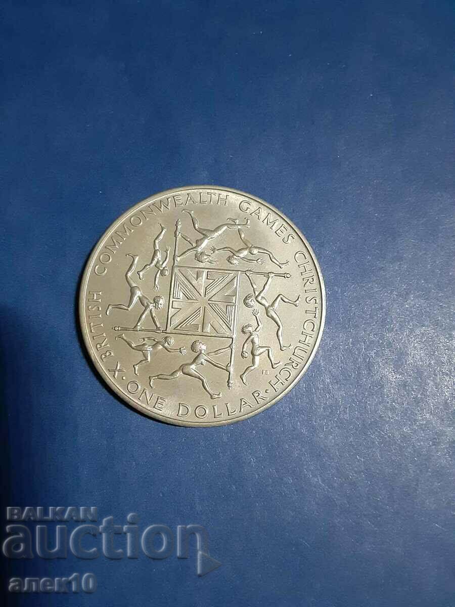 Noua Zeelandă 1 $ 1974