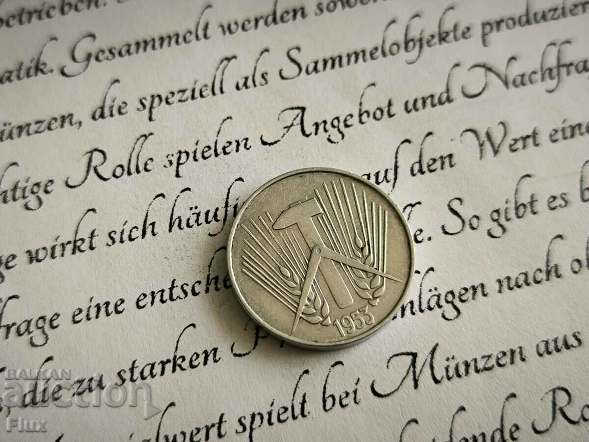 Κέρμα - Γερμανία - 10 Pfennig | 1953; Σειρά Α με τιμή 2.00 BGN | € 1.02 Κέρμα - Γερμανία - 10 Pfennig | 1953; Σειρά Α με τιμή 2.00 BGN | € 1.02