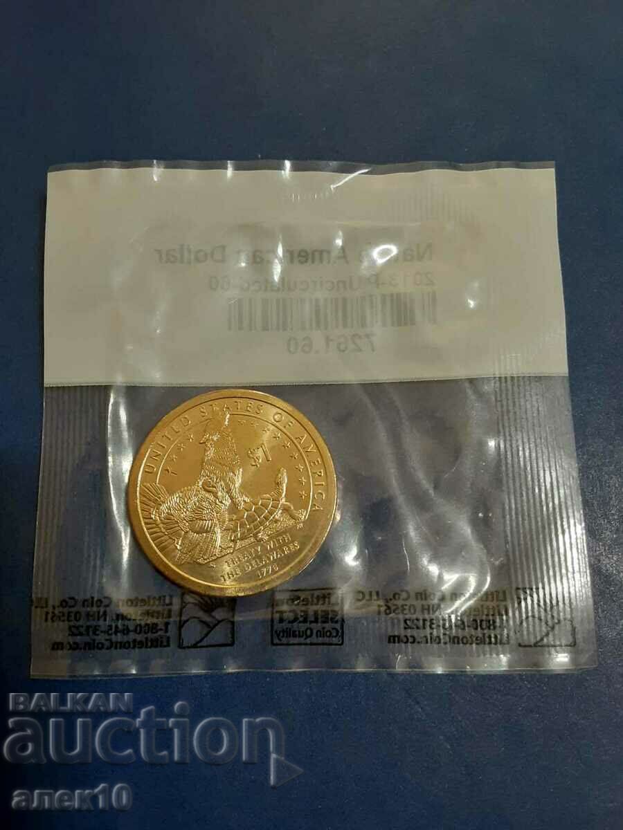 US $ 1 2013
