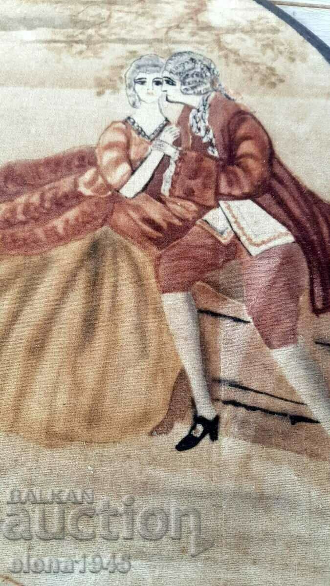 Антикварен тъкан гоблен с цена 400.00 лв. | € 204.52 Антикварен тъкан гоблен с цена 400.00 лв. | € 204.52