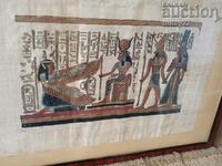 ❗Картина Стар папирус дървена рамка стъкло❗