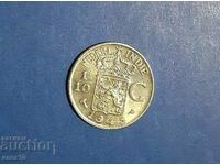 olandeză ext. India 1/10 Gulden 1945