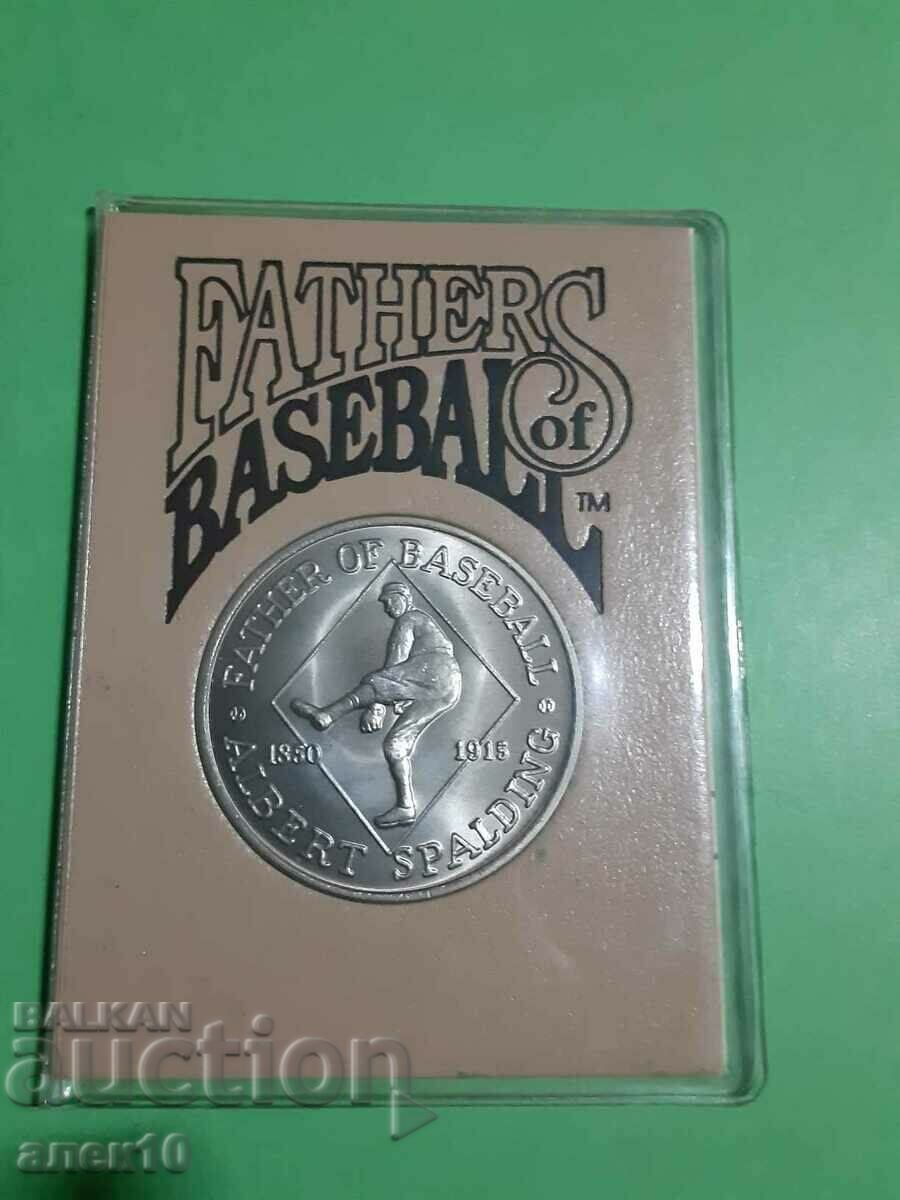 Хът Ривър 5 долар  1992  Бащите на бейзбола