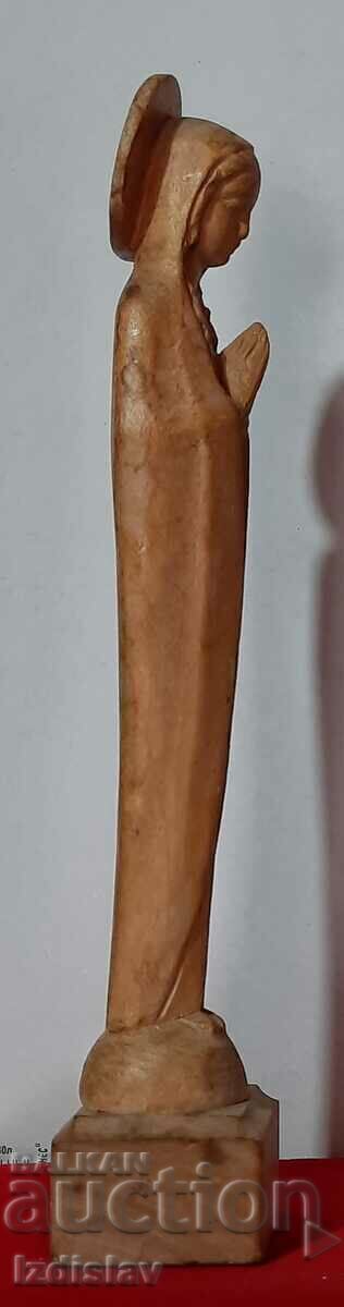 Δημοπρασία Σκαλιστό στο χέρι ξύλινο αγαλματίδιο της Παναγίας Δημοπρασία Σκαλιστό στο χέρι ξύλινο αγαλματίδιο της Παναγίας