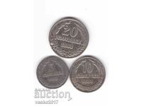 Lot 5,10,20 Cents - Bulgaria 1888