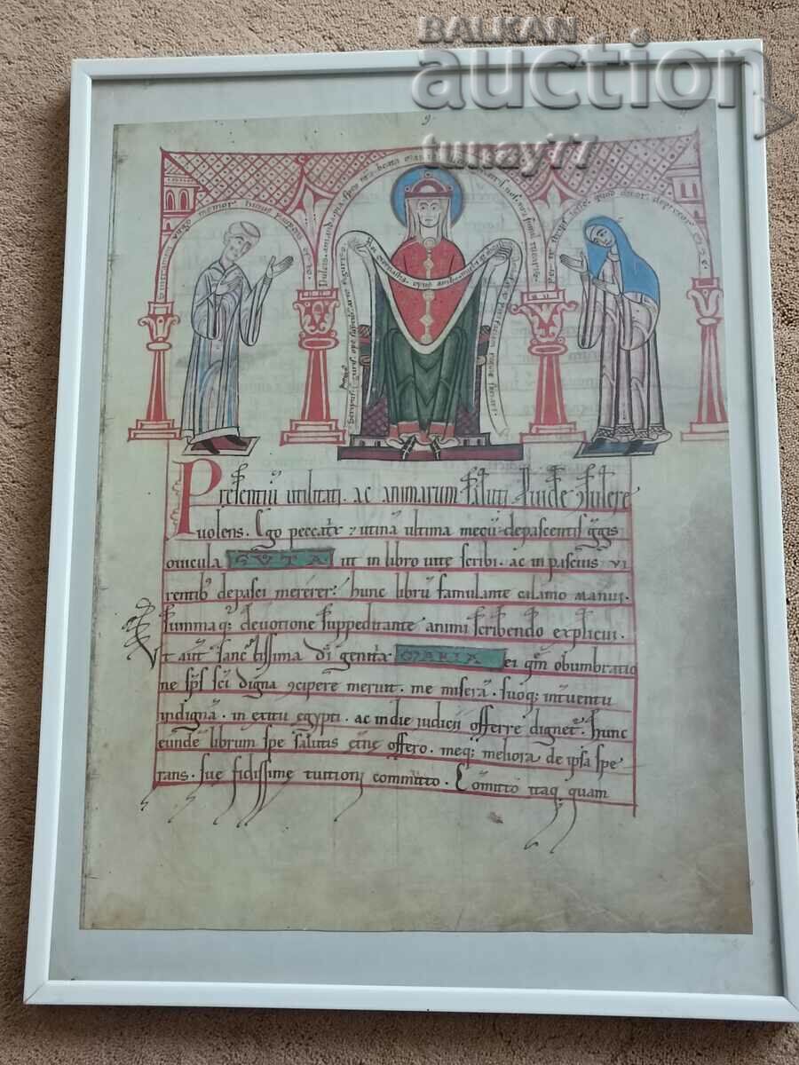 ❗Manuscris vechi Codex Guta-Sintram în sticlă Rashka ❗