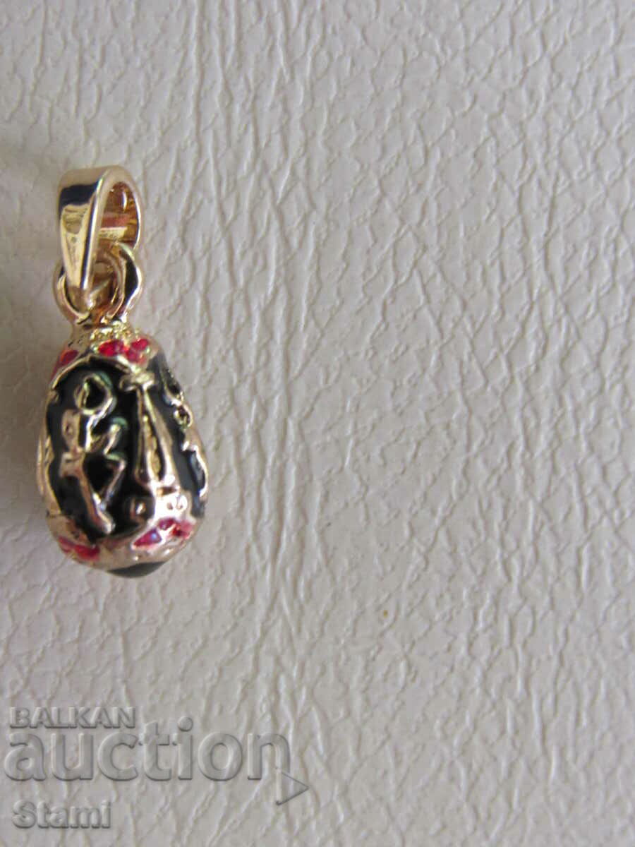 Auction  Fine women's Fabergé Egg pendant necklace, new