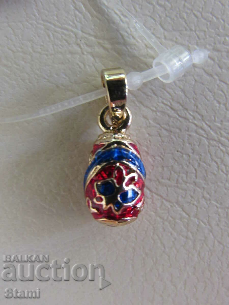 Auction  Fine women's Fabergé Egg pendant necklace, new