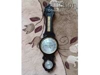 ❗Large wooden barometer thermometer hygrometer❗