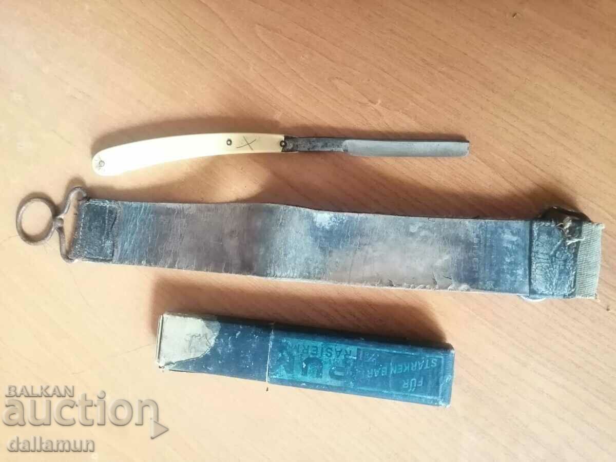 Δημοπρασία vintage συλλεκτικό ξυράφι πούμα με ζώνη και θήκη Δημοπρασία vintage συλλεκτικό ξυράφι πούμα με ζώνη και θήκη
