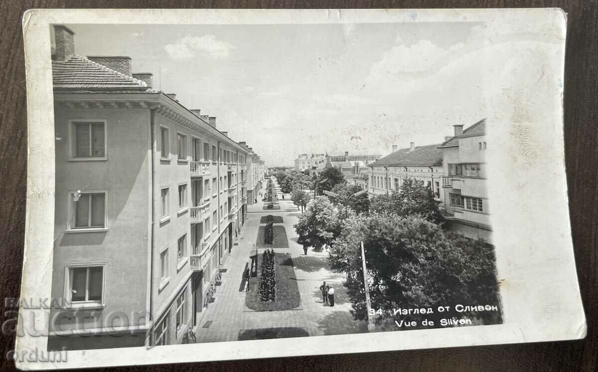 4269 Bulgaria view Sliven 1950s