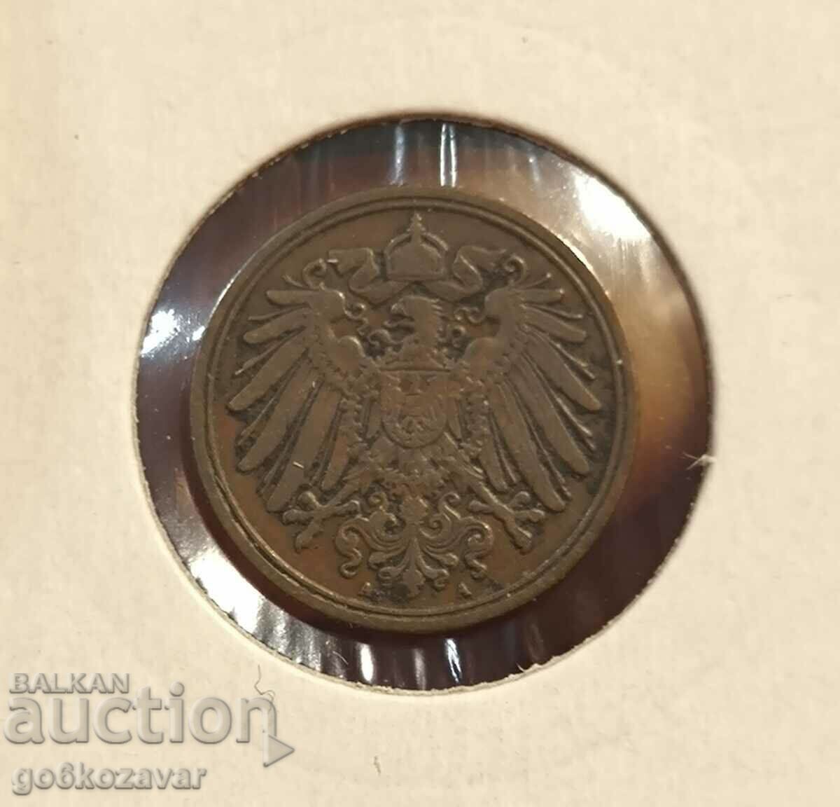 Germany 1 pfennig 1907 A with price 1.60 BGN | € 0.82 Germany 1 pfennig 1907 A with price 1.60 BGN | € 0.82