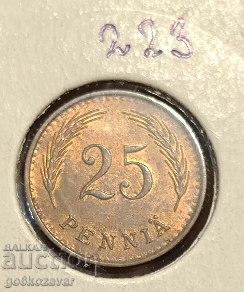 Finlanda 25 pence 1942 UNC