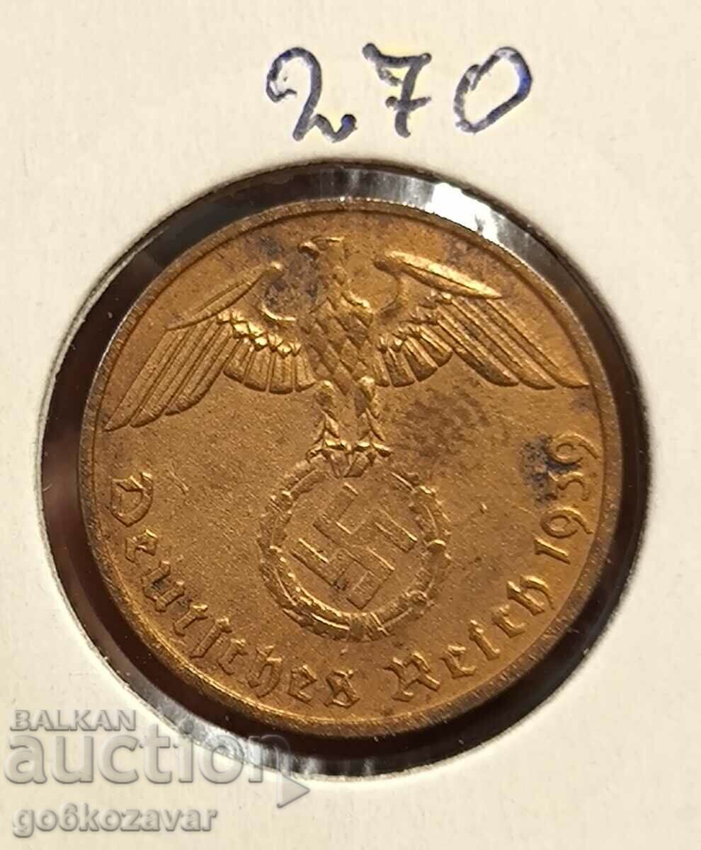 Германия трети райх 2 пфенига 1939г