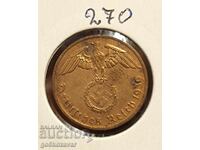 Germania Al Treilea Reich 2 Pfennig 1939