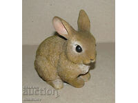 New figurine Bunny 12 cm toy polyresin hand-painted
