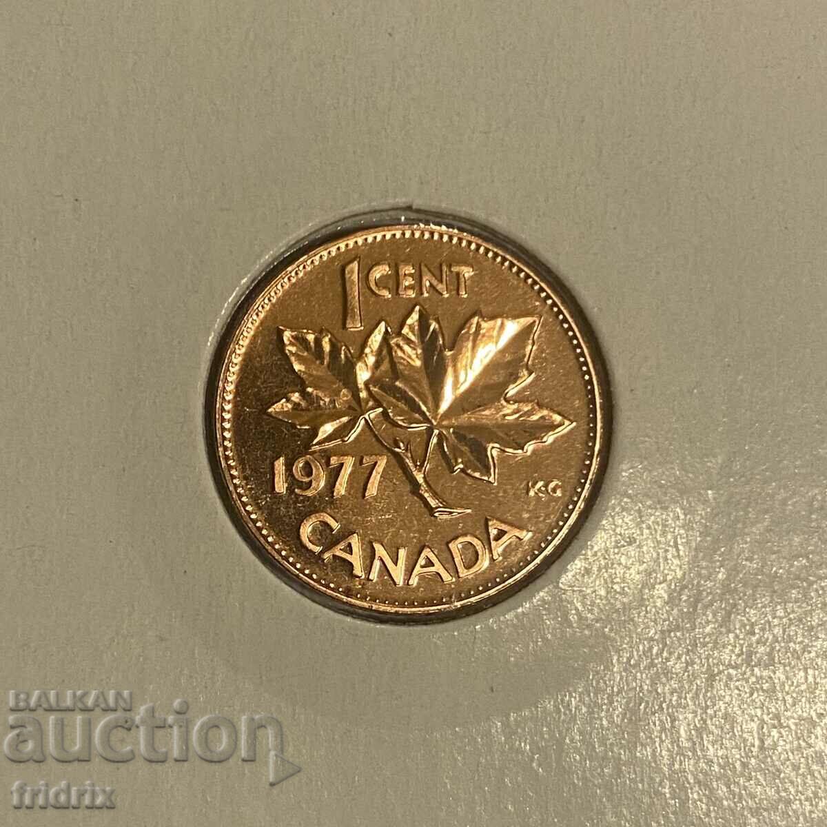 Канада 1 цент  / Canada 1 cent 1977