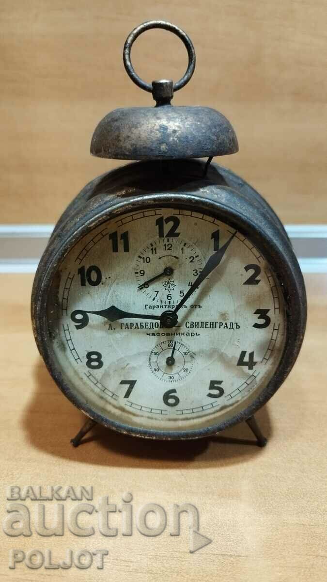 Old JUNGHANS alarm clock, A. Garabedov, Svilengrad