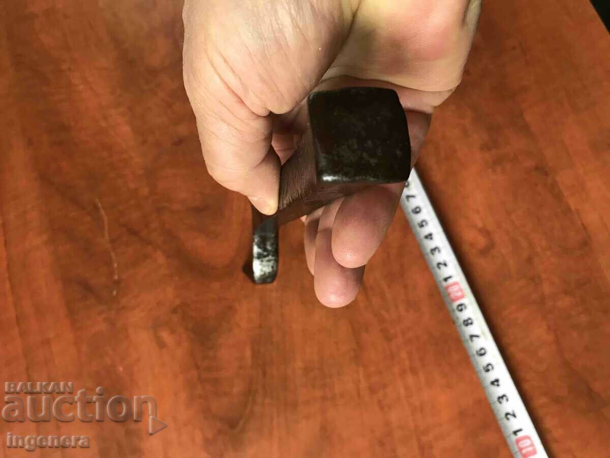 GLUING ANvil OLD DOUBLE-PROOF TOOL FORGED WITH ORNAME - 5