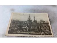 Carte poștală Praha Burg Hradcany 1947