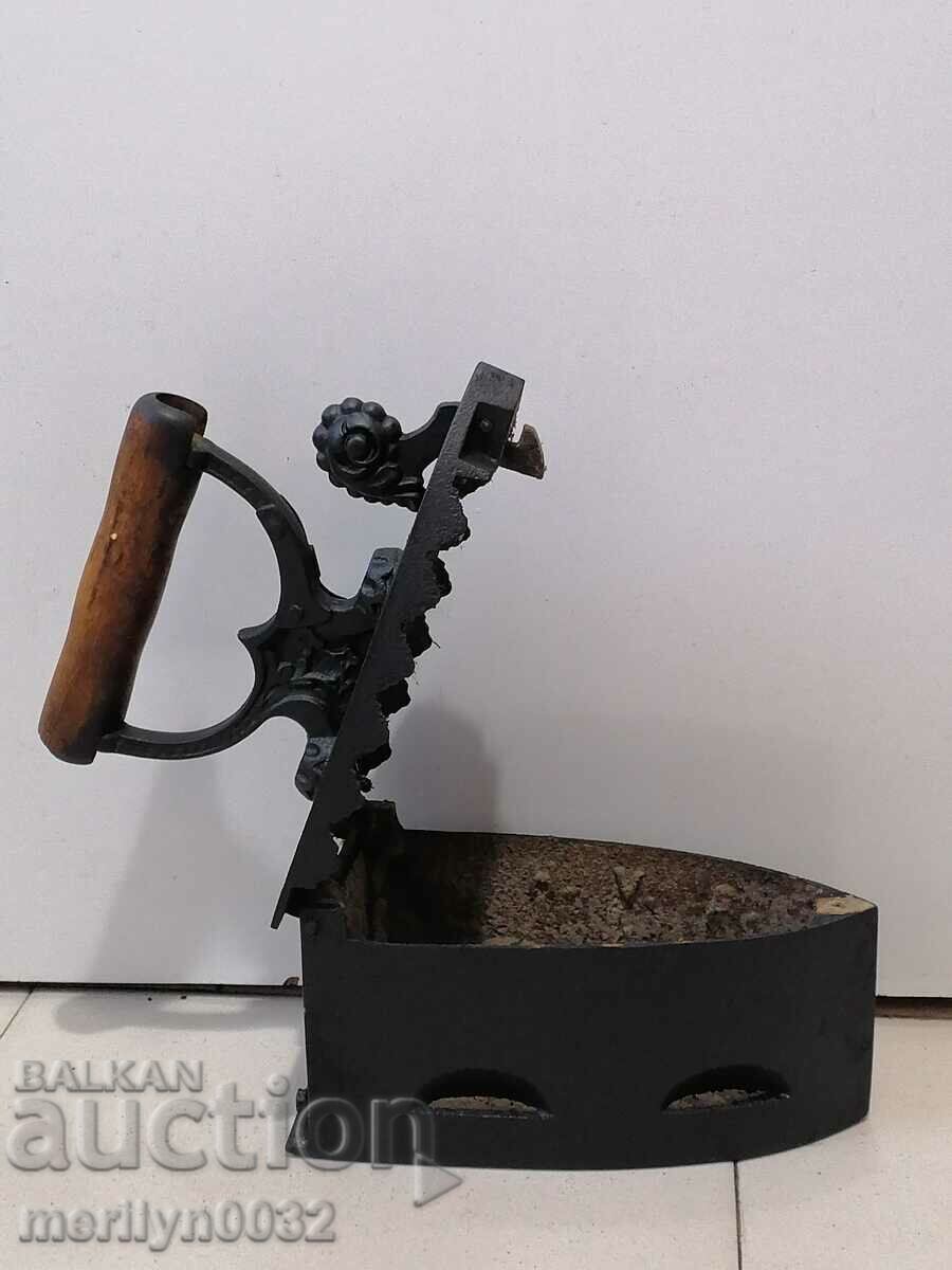 An old iron on fire - 6