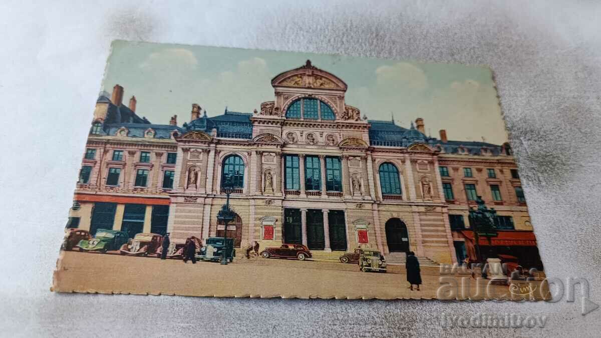 Angers Le Theater 1947 postcard